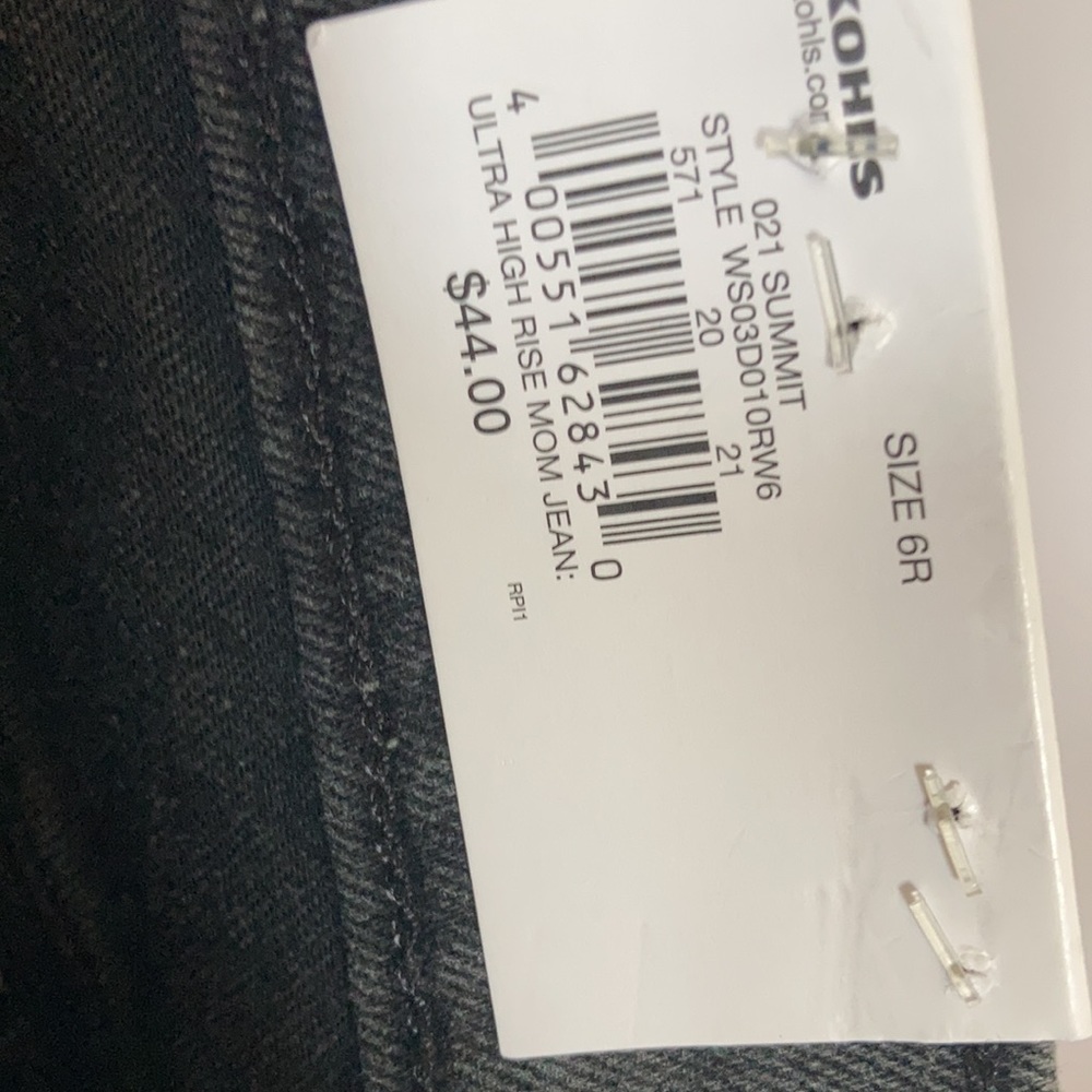 Sonoma mom jean ultra high rise retro jean with stretch size 6 - Picture 13 of 14